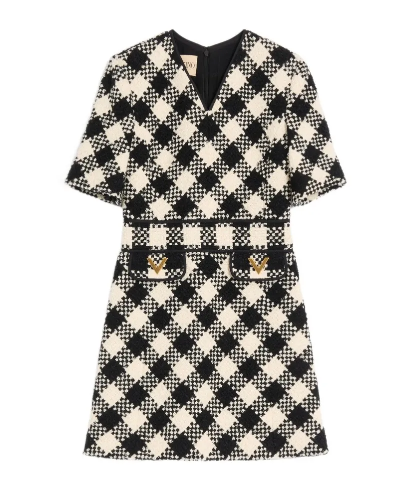 Damier Tweed Dress