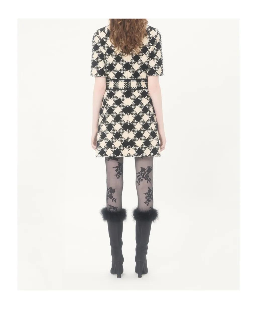 Damier Tweed Dress