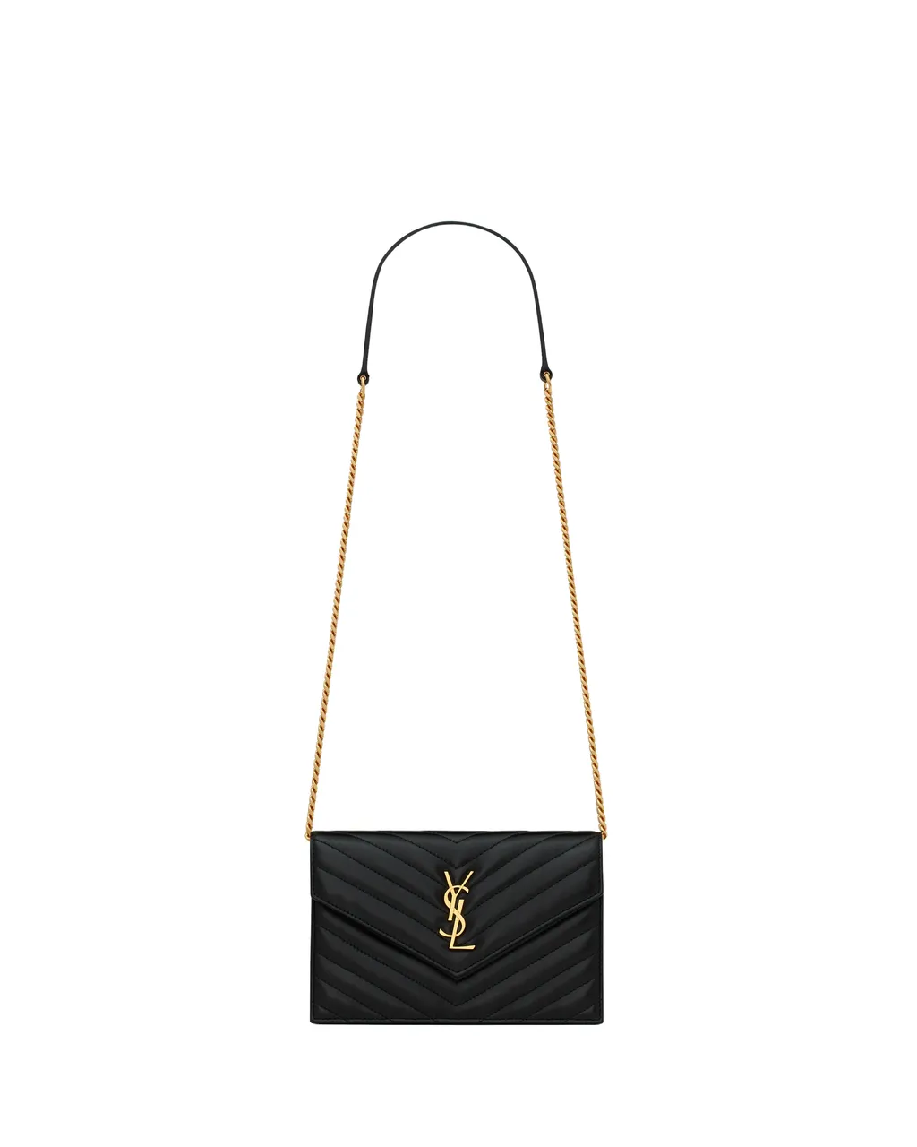 Saint Laurent Cassandre Envelope Chained Wallet