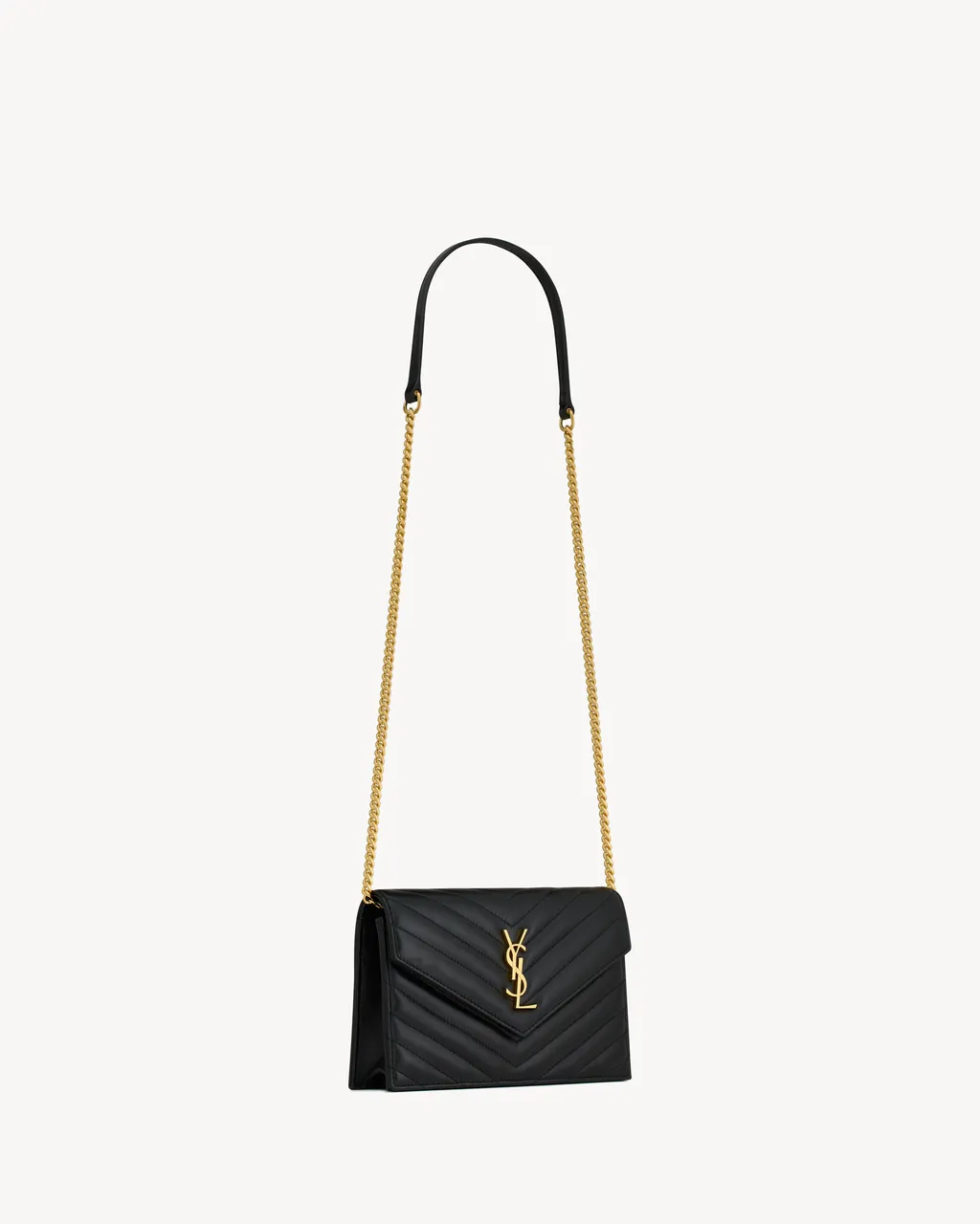 Saint Laurent Cassandre Envelope Chained Wallet