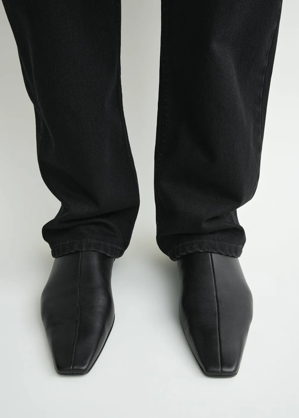 Zipped Leather Boots