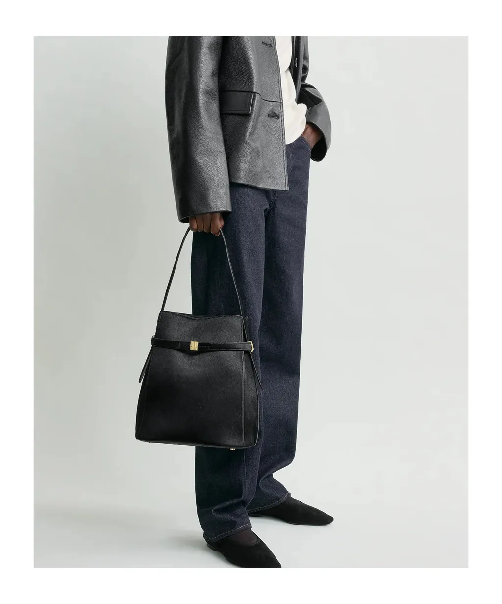 TotÊMe Buckled Bucket Bag