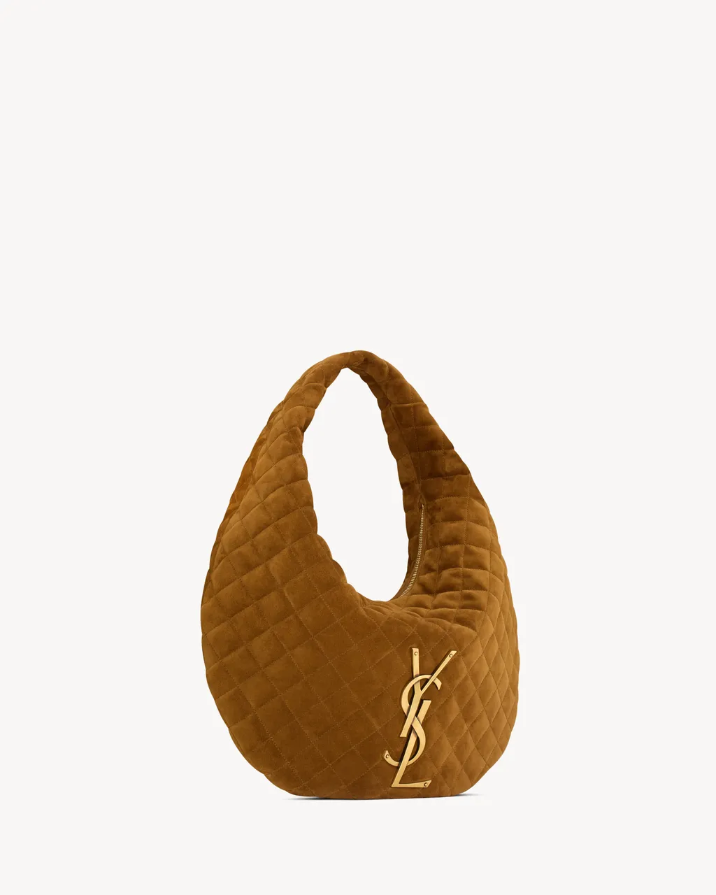 Saint Laurent Quilted Hobo Tote Bag