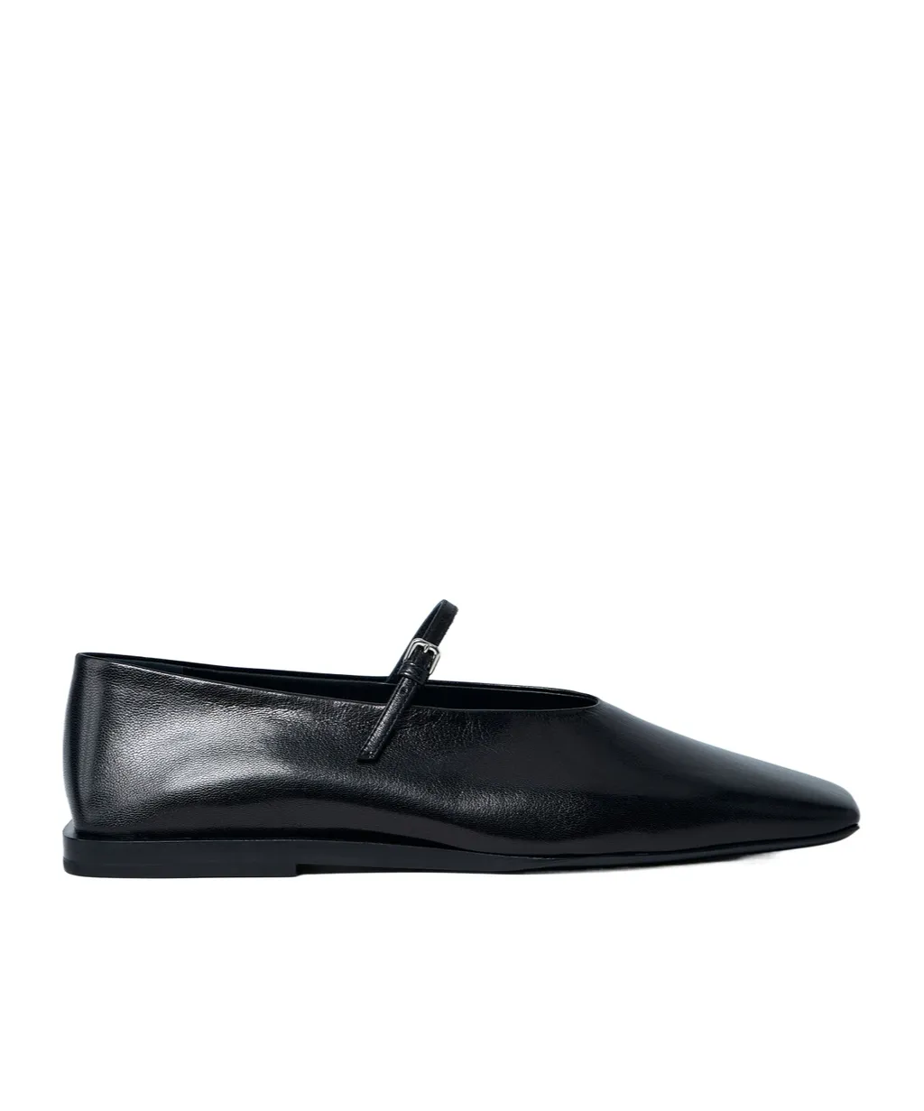 Jil Sander Ankle Buckle Strap Flat Shoes