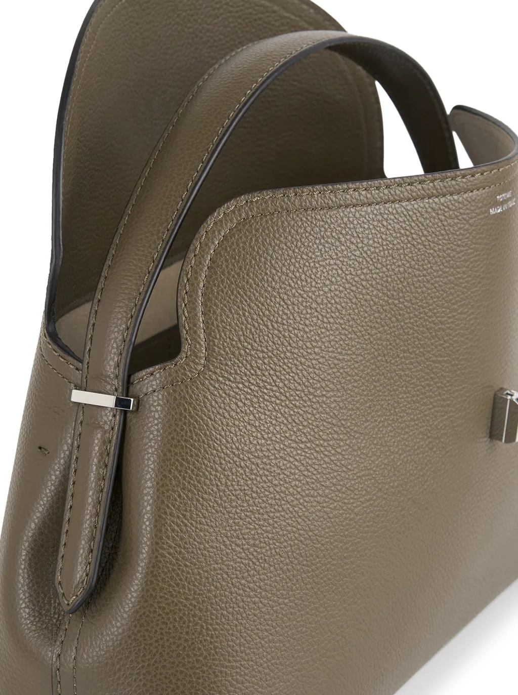 T-Lock Leather Tote Bag
