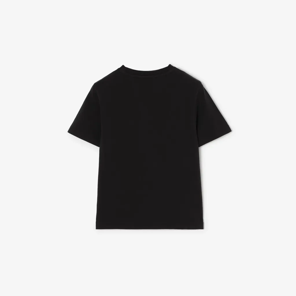 Burberry Kids Logo Printed Crewneck T-Shirt