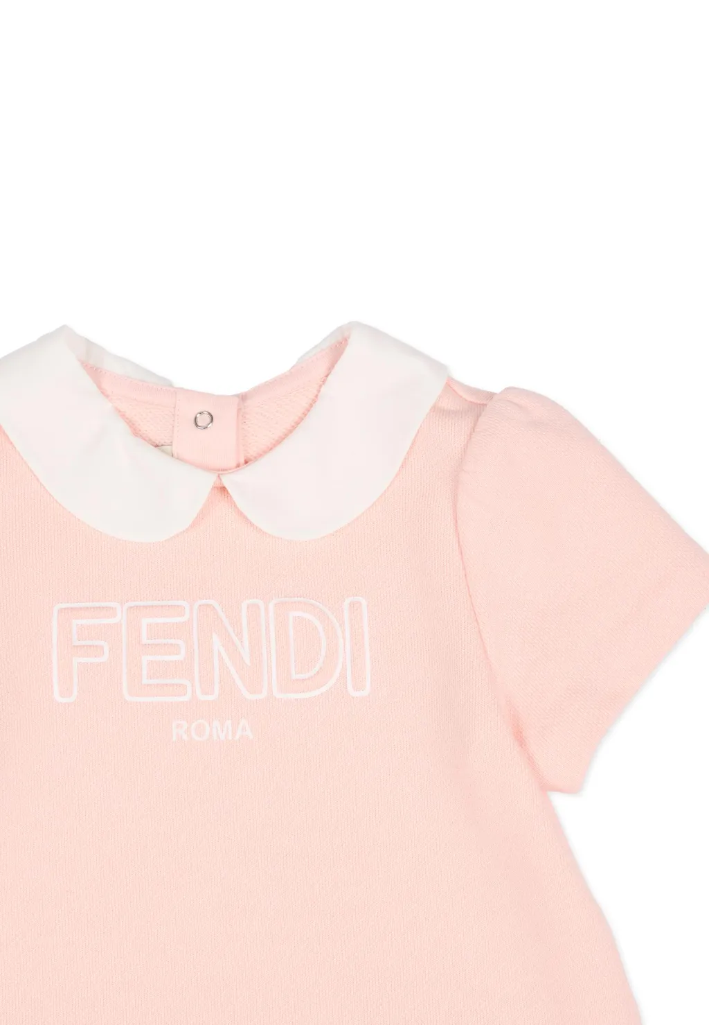 Fendi Kids Logo Printed Flared Dress
