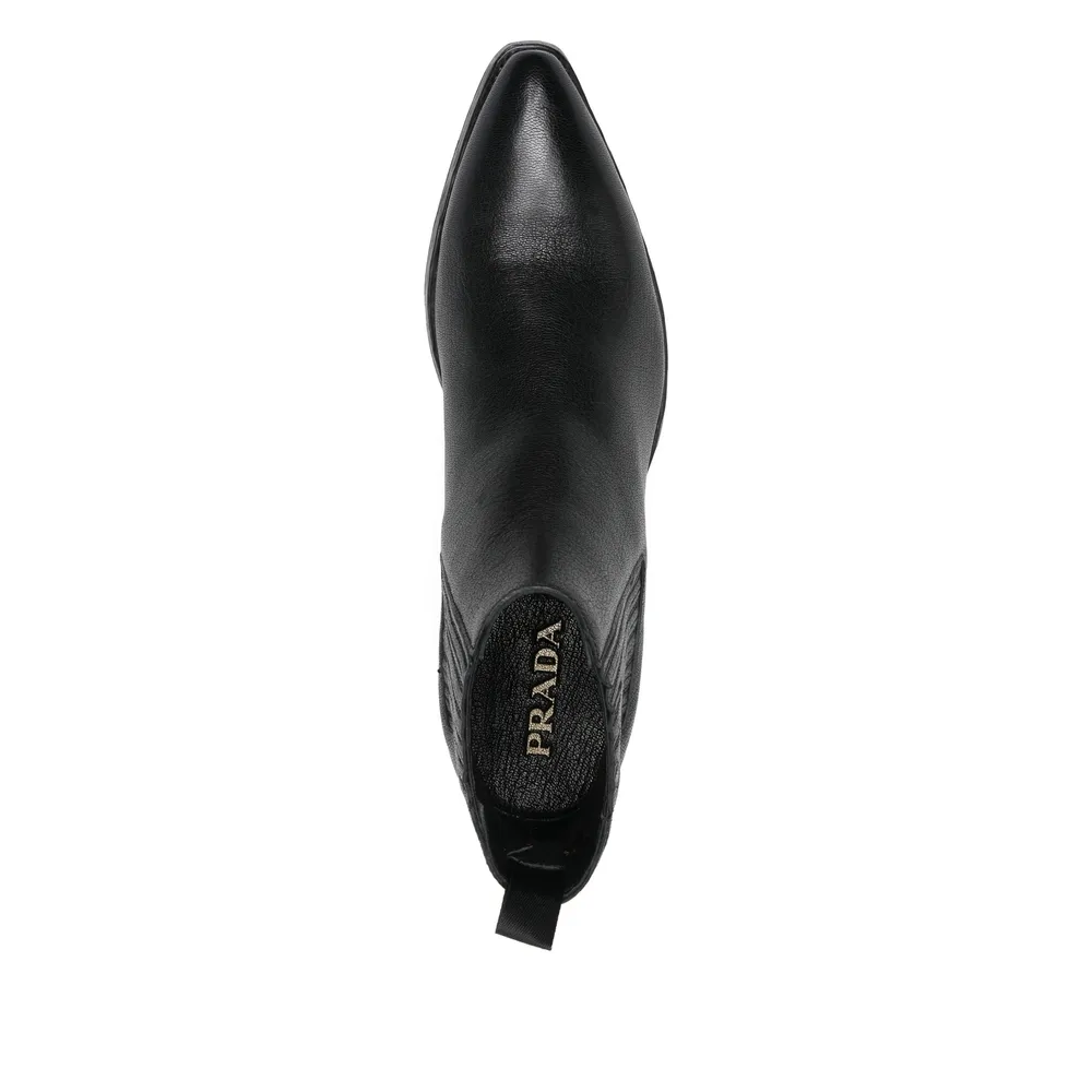 50Mm Pointed-Toe Chealsea Boots