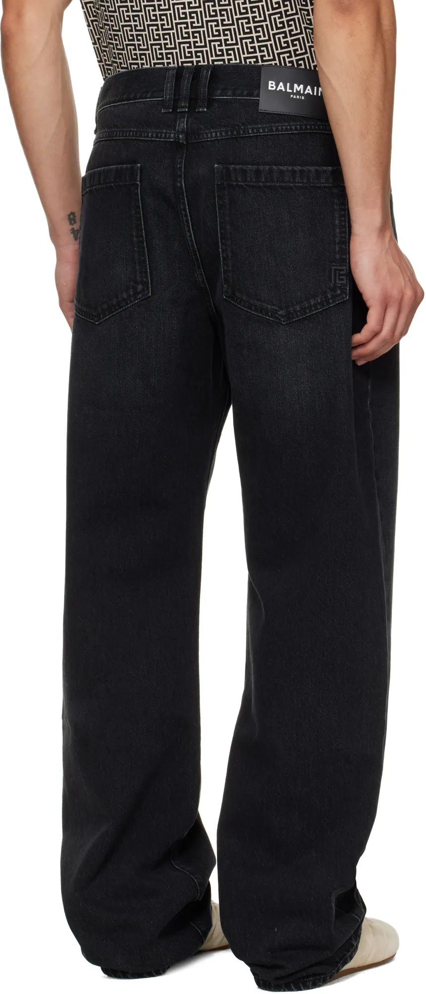 Balmain Loose Fit Denim Jeans