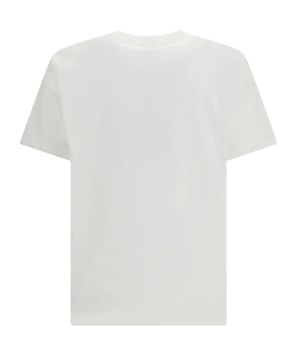 Balmain Flocked Logo Crewneck T-Shirt