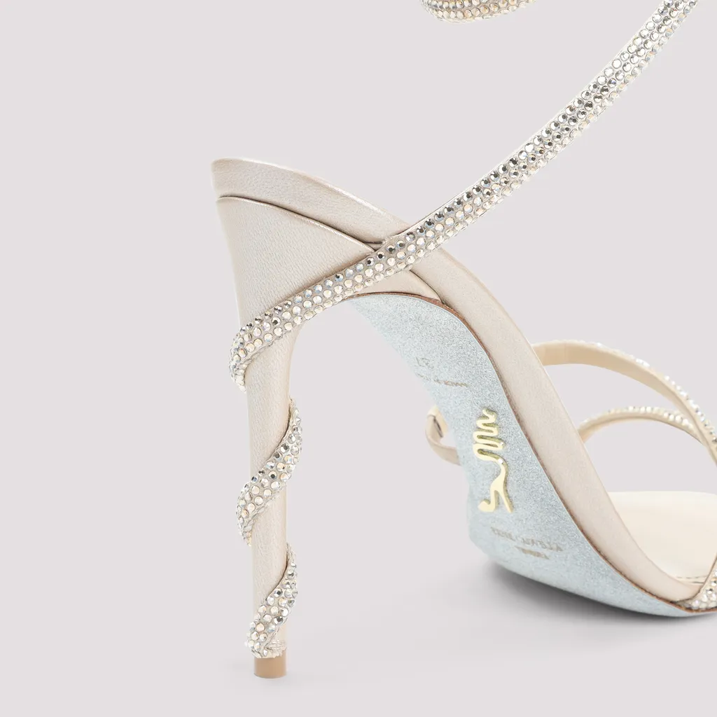 Ren Caovilla Margot Embellished Open Toe Sandals