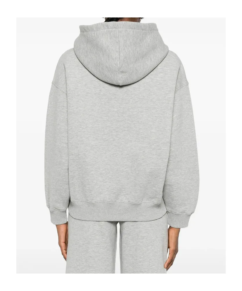 Anine Bing Jaci Logo Flocked Hoodie