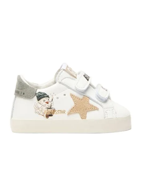 Golden Goose Kids Baby School Low-Top Sneakers