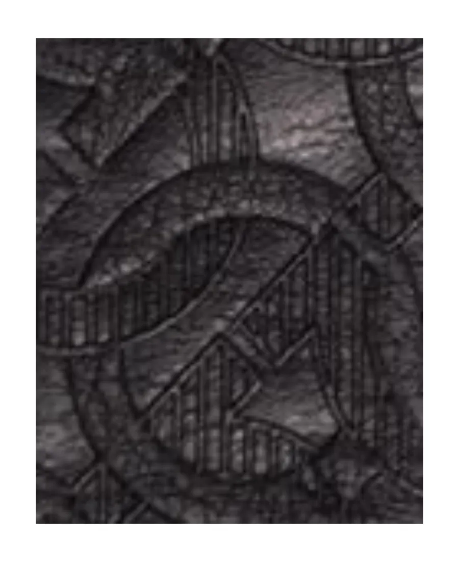 Black Embossed Printed Belt