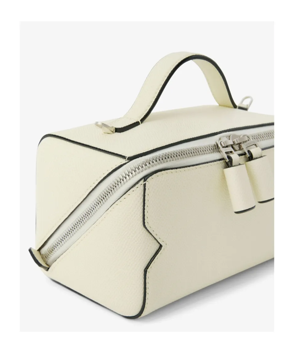 Valextra V-Line Crossbody Vanity Bag