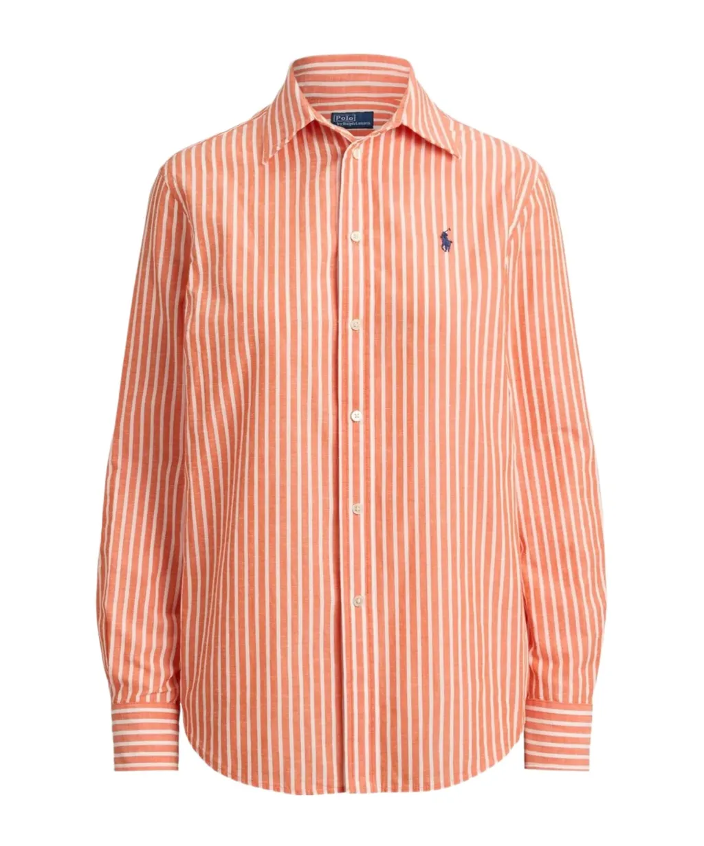 Striped Button-Down Shirt