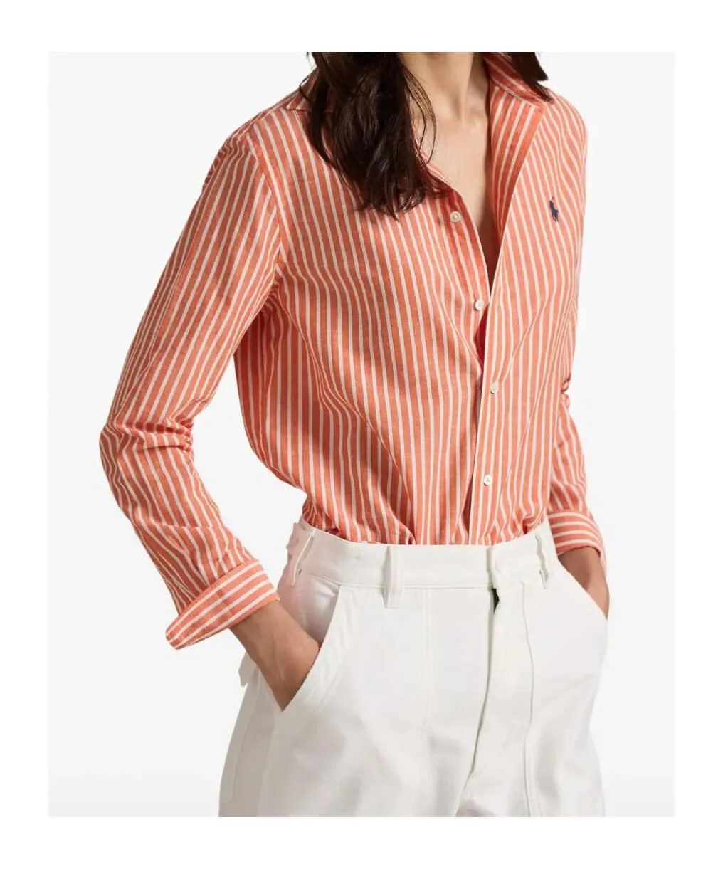 Striped Button-Down Shirt