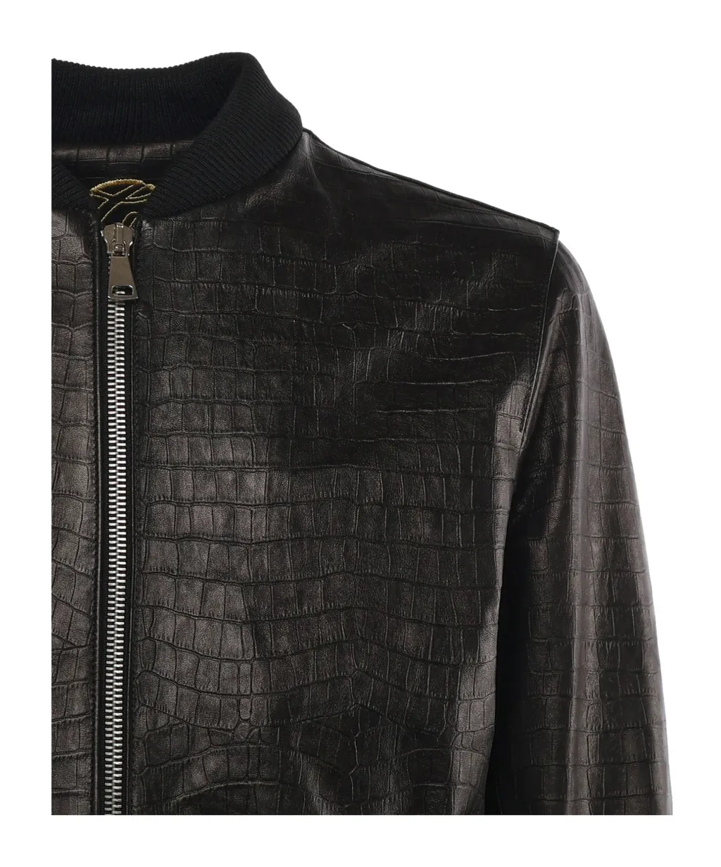 Giuliano Galiano Miami Vice Leather Jacket