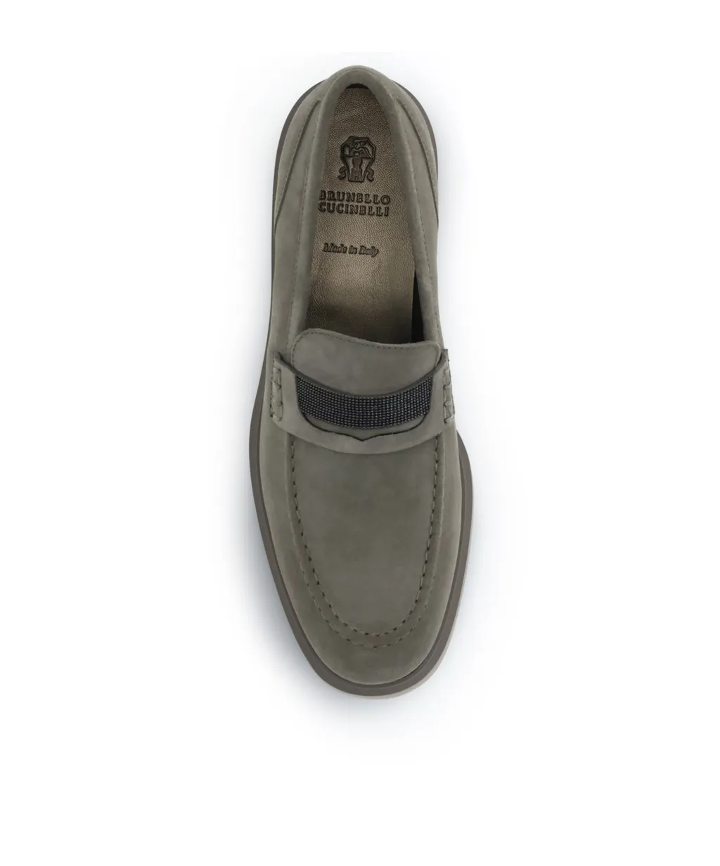 Brunello Cucinelli Embellished Almond Toe Loafers