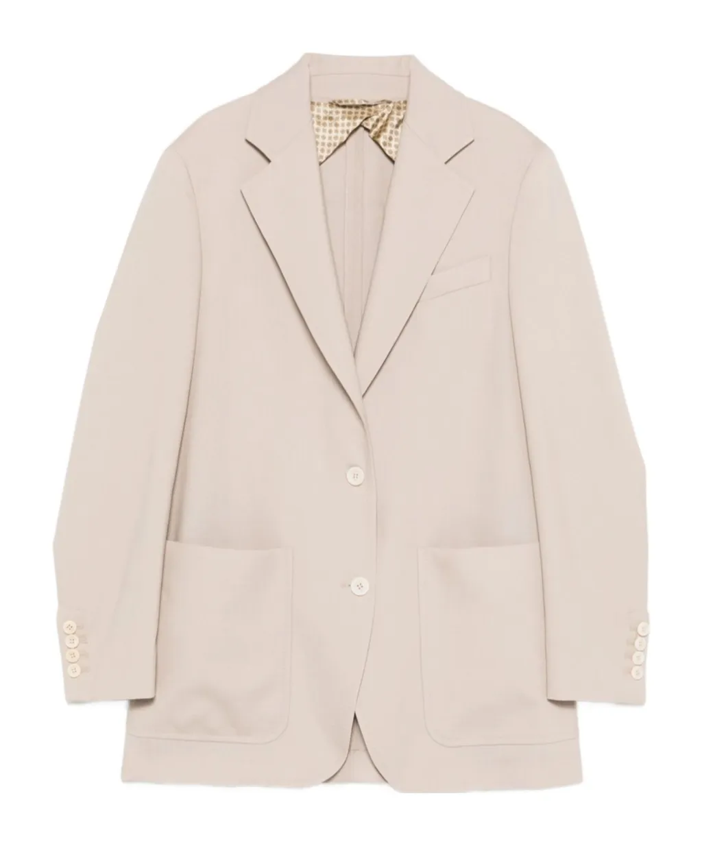 Long-Sleeved Suit Jacket