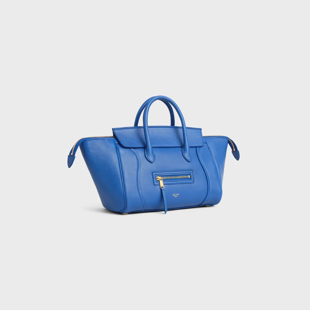 Small New Luggage In Supple Shiny Lambskin