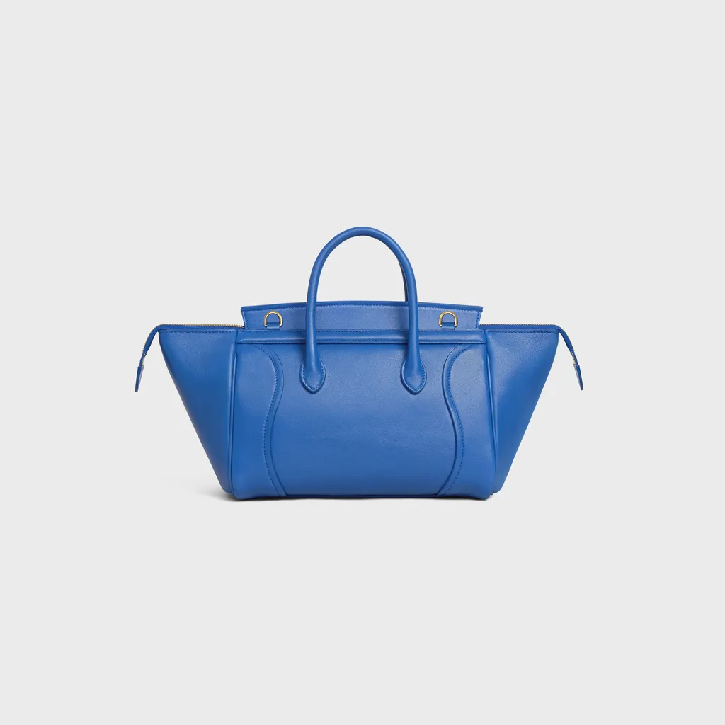 Small New Luggage In Supple Shiny Lambskin