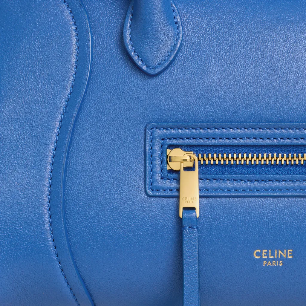 Small New Luggage In Supple Shiny Lambskin