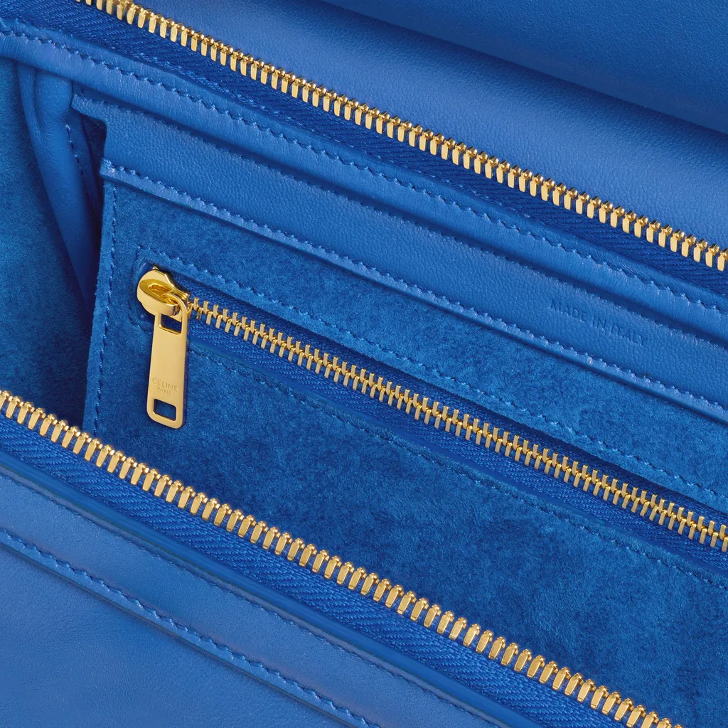Small New Luggage In Supple Shiny Lambskin