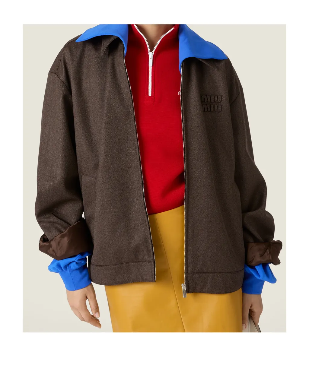 Miu Miu Layered Zipped Jacket