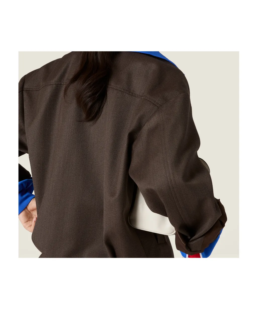Miu Miu Layered Zipped Jacket