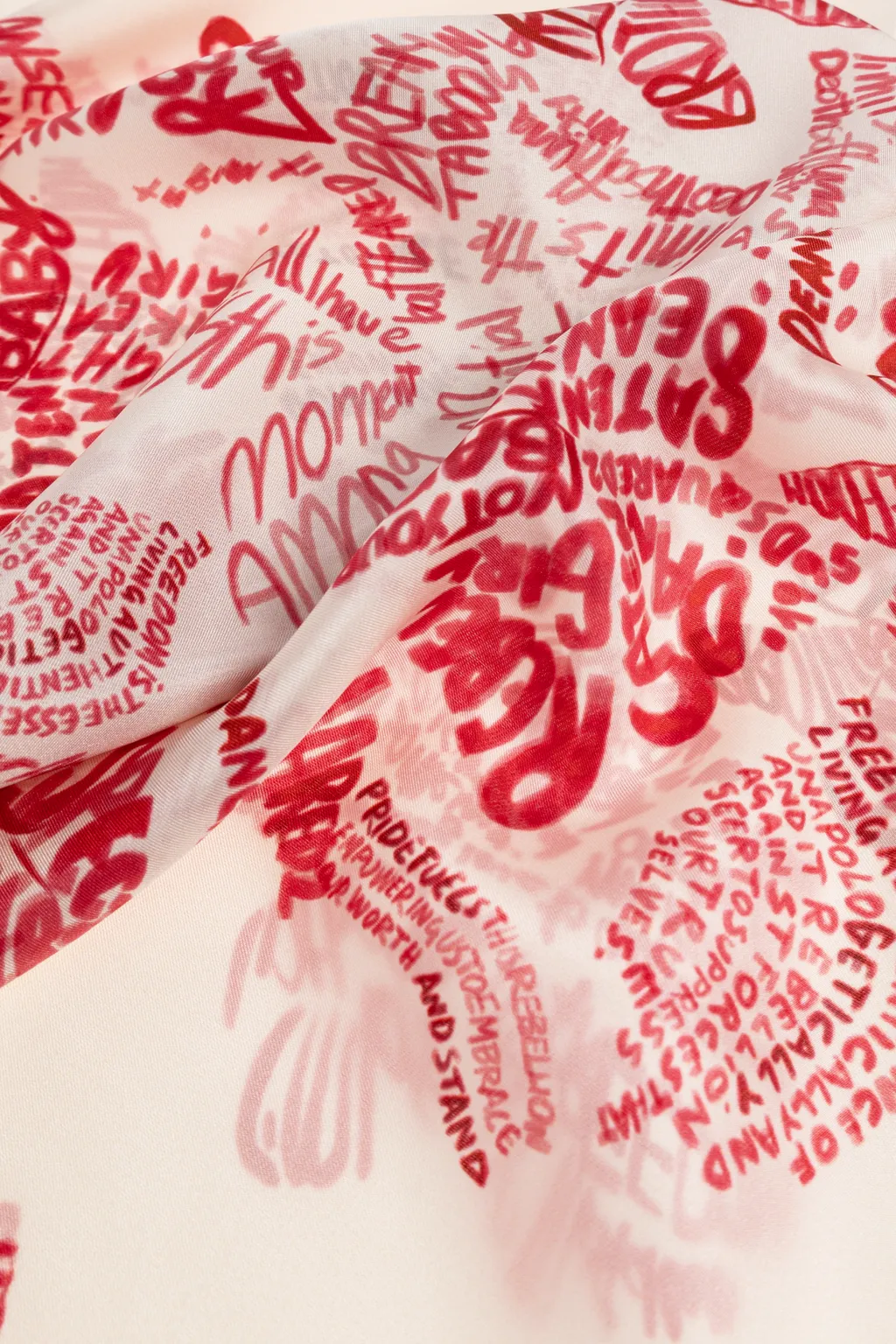 Floral-Print Silk Scarf