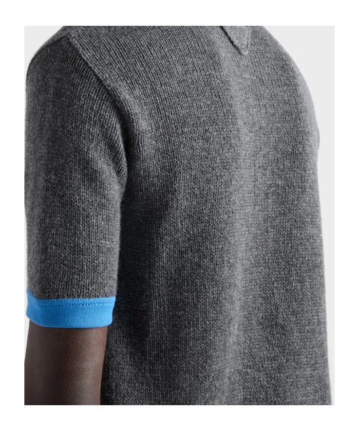Prada Short-Sleeved Crewneck Jumper