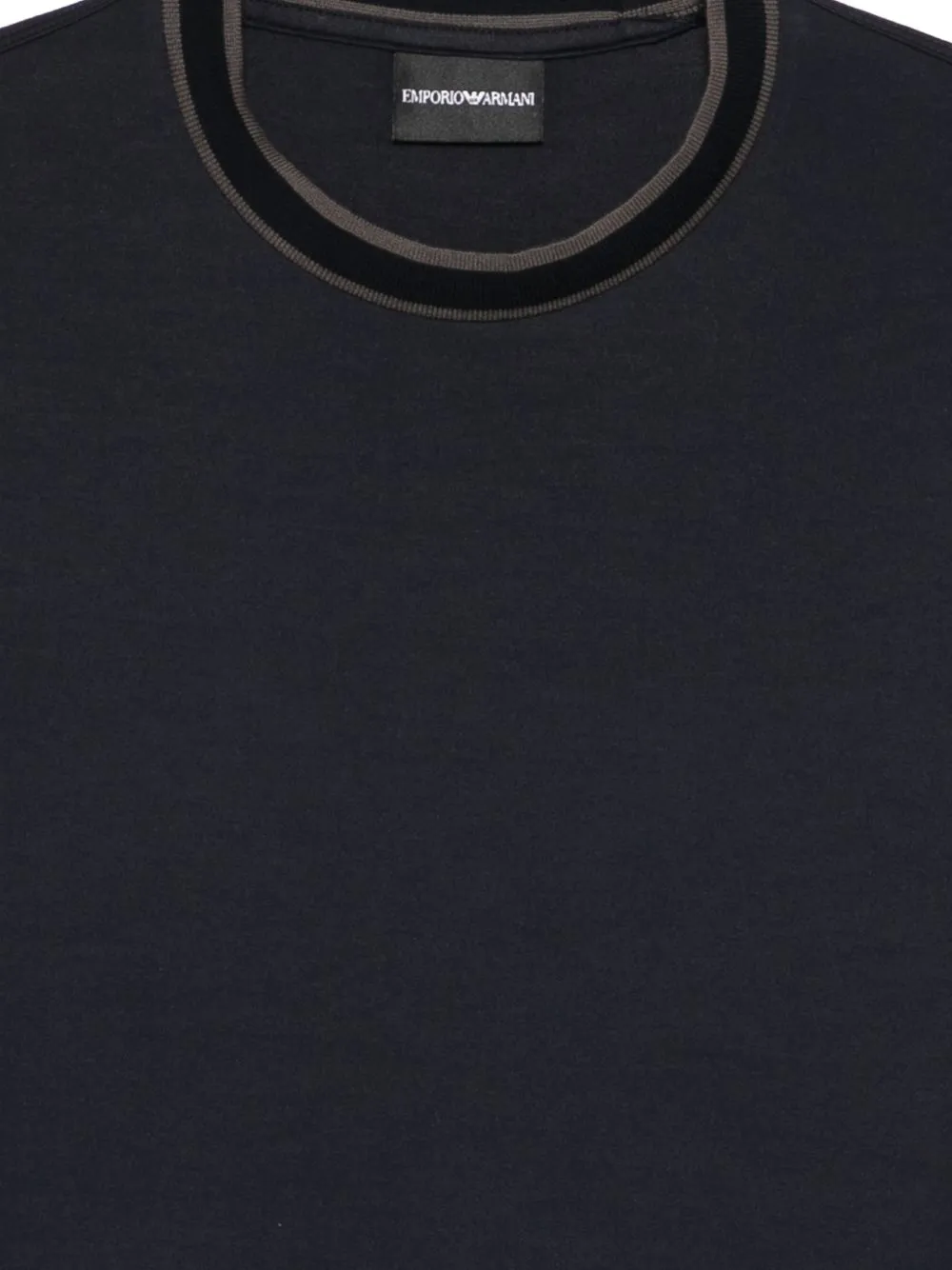 Ribbed Trim T-Shirt