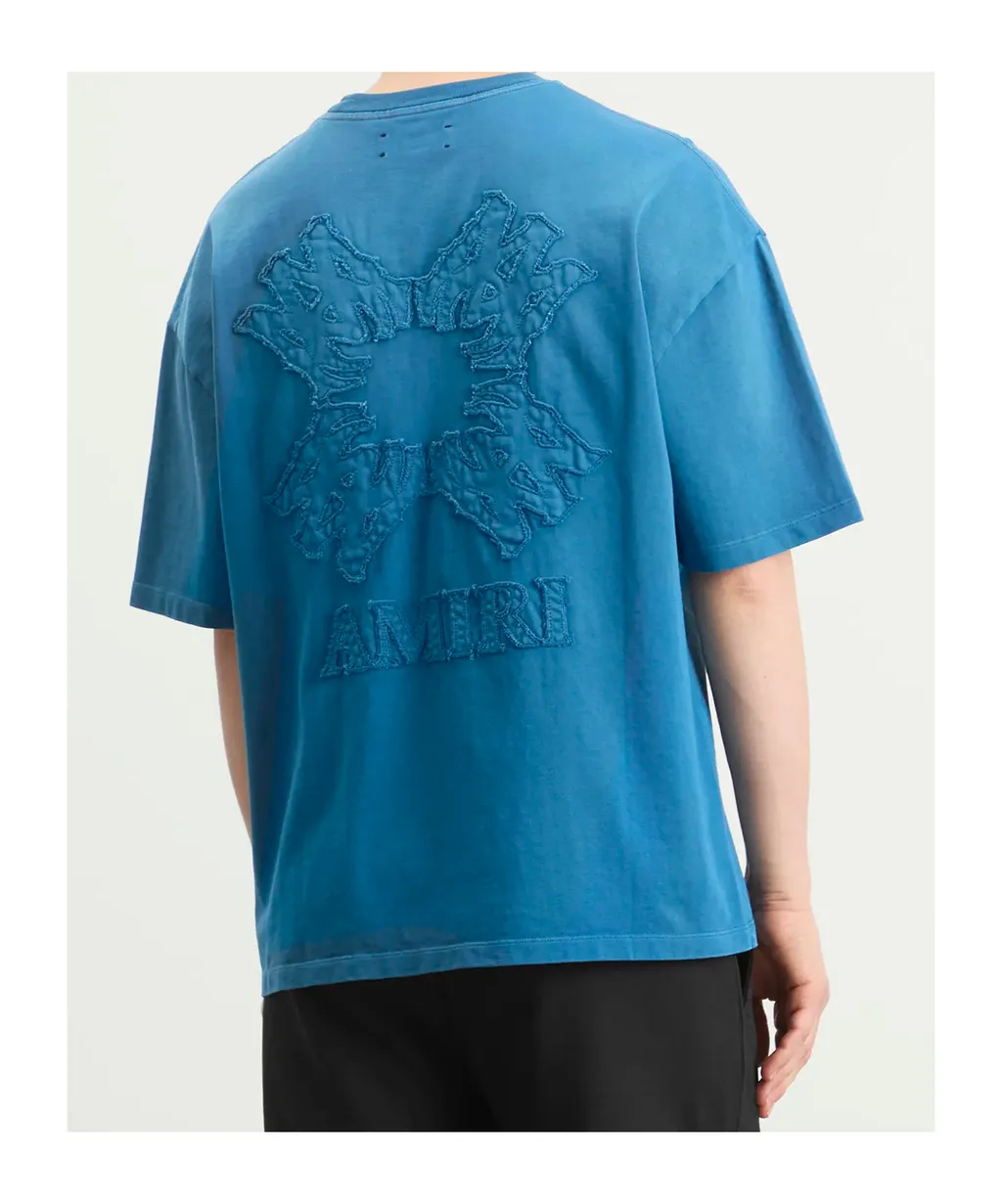 Amiri Floral Emblem Logo T-Shirt
