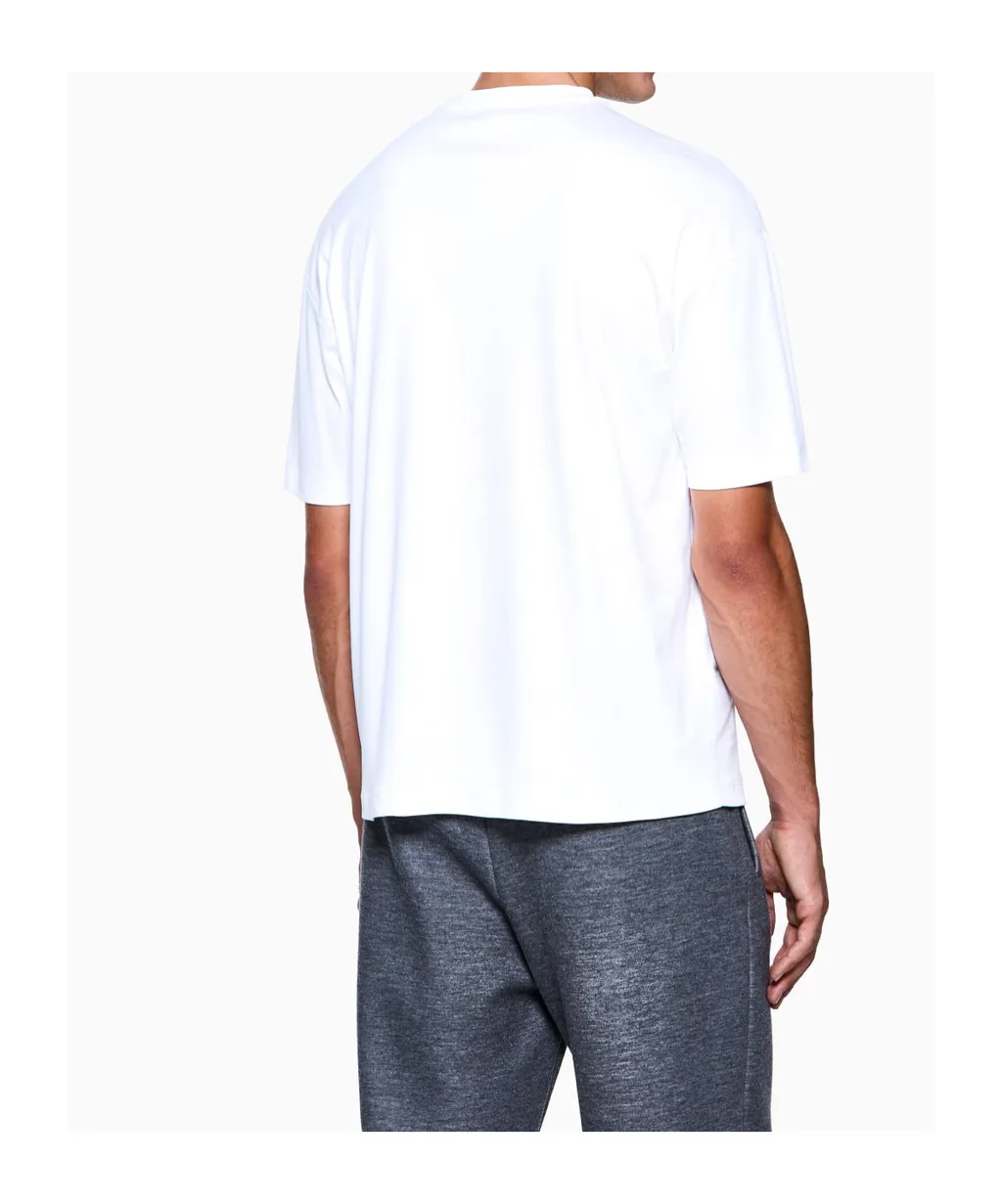 Giorgio Armani Logo Embroidered Crewneck T-Shirt