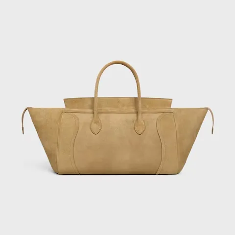 Medium New Luggage In Suede Calfskin