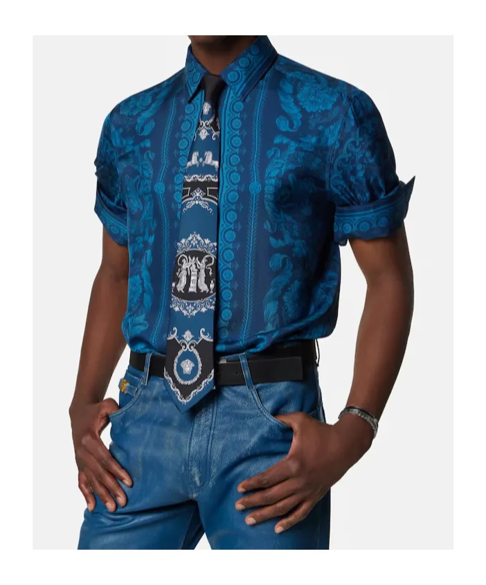 Versace Pattern-Printed Tie