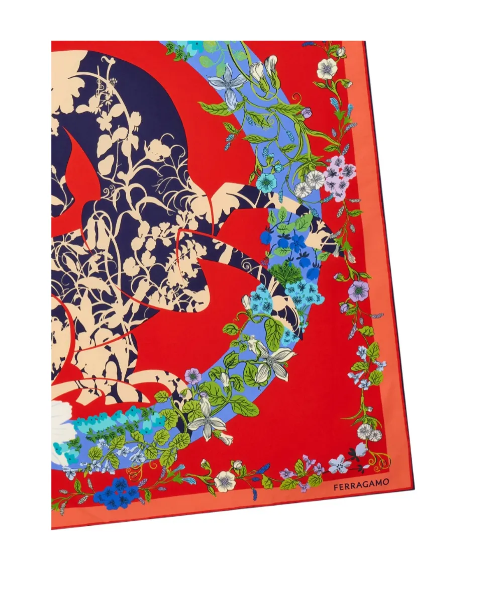 Pegasus Print Silk Scarf
