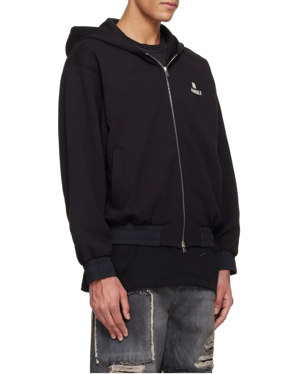 Amiri Ma Logo Zipped Hoodie