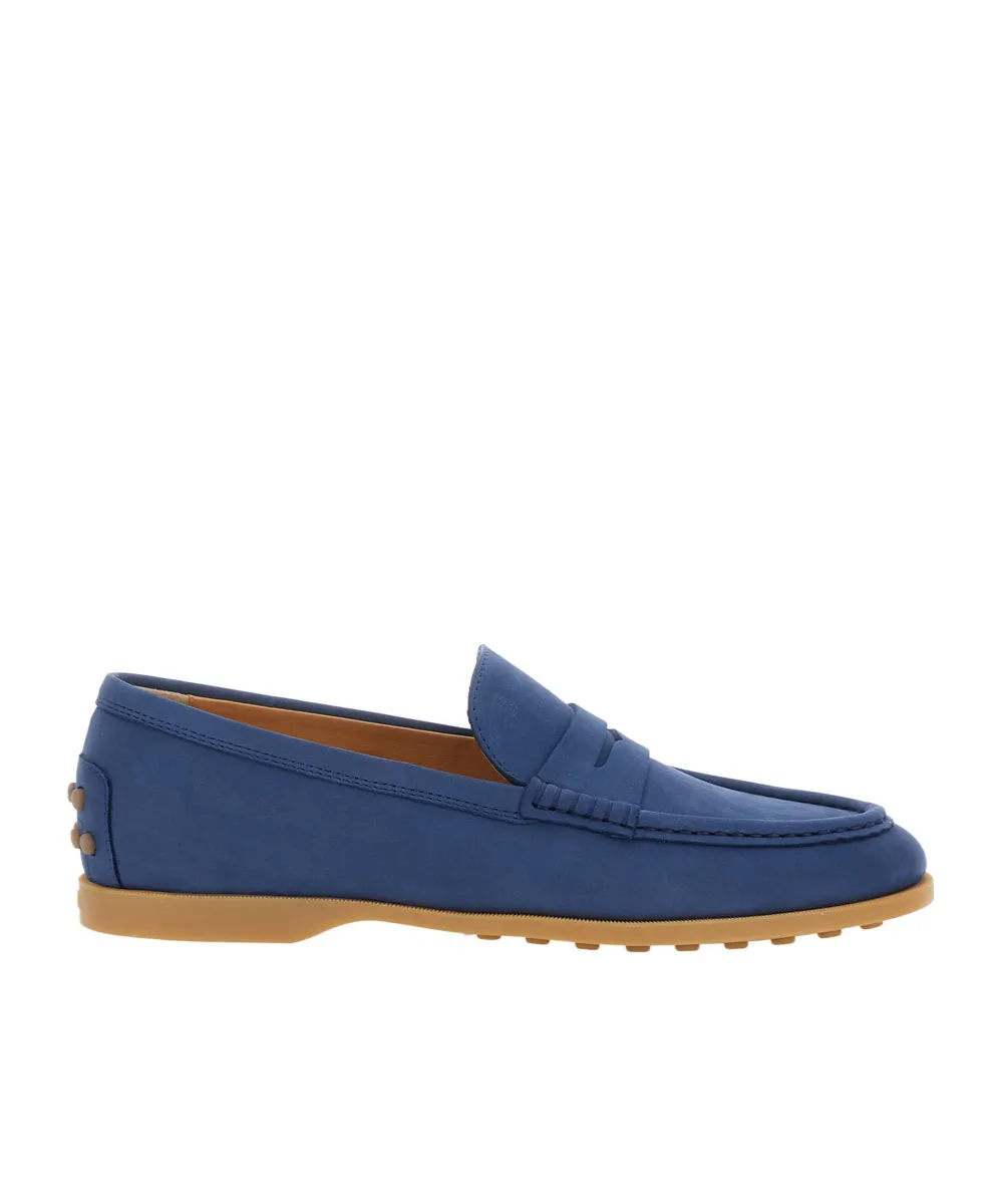 Tod's Logo Embossed Slip-On Loafers