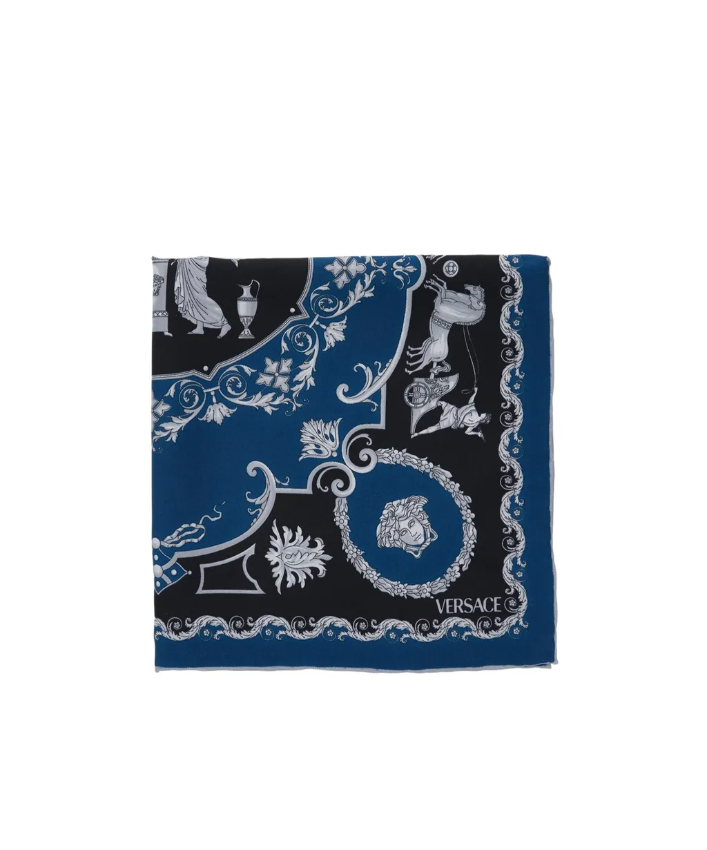 Versace Geometric Pattern Printed Scarf