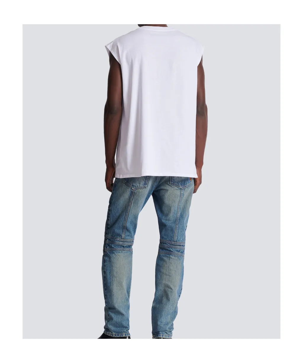 Balmain Relaxed Printed Tank Top