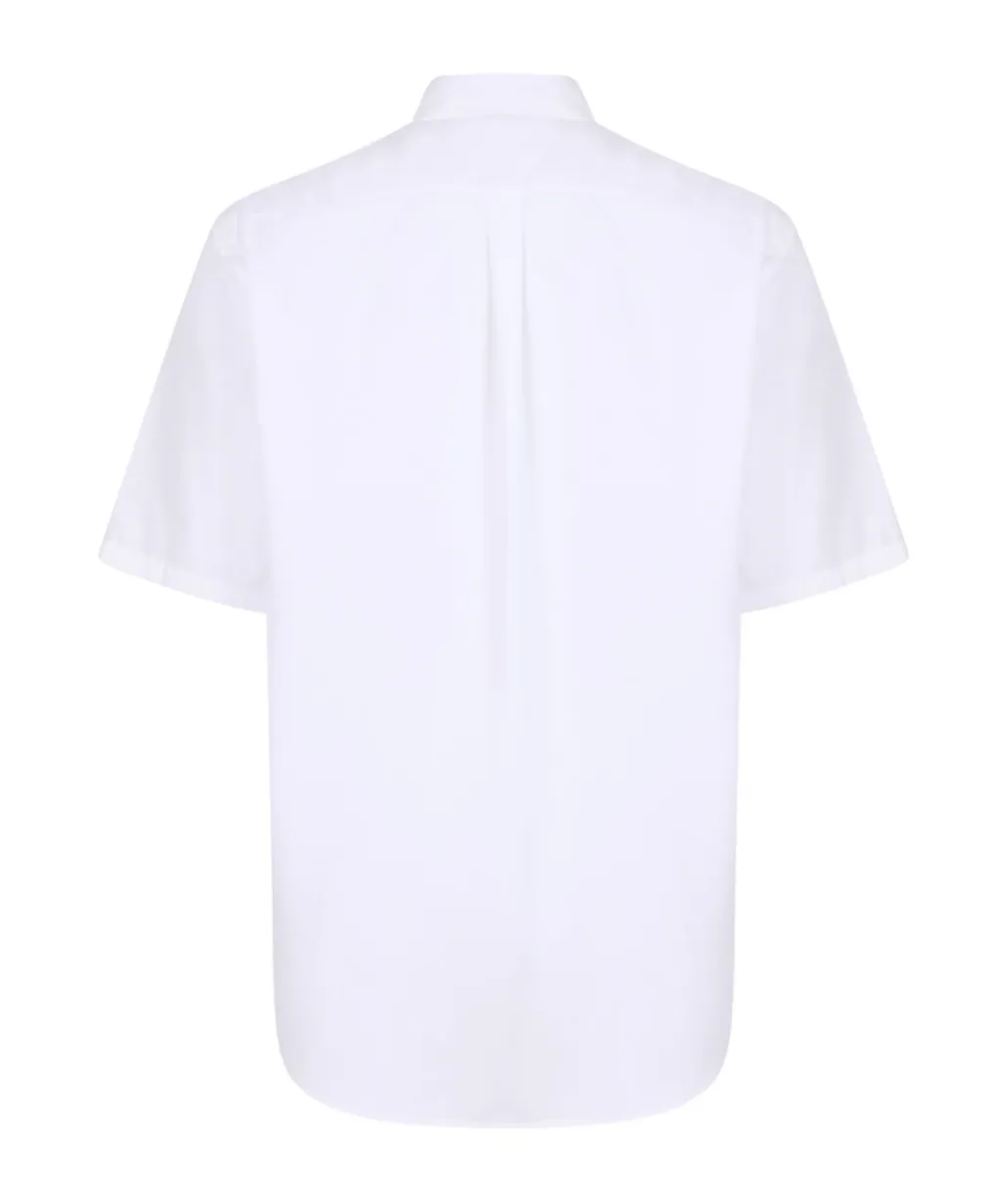 Balmain Regular Fit Short-Sleeved Poplin Shirt