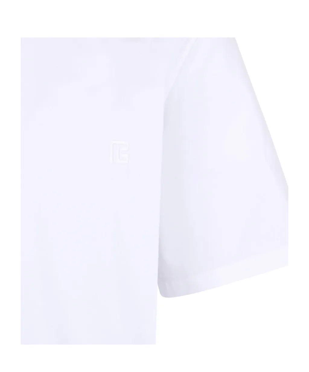 Balmain Regular Fit Short-Sleeved Poplin Shirt