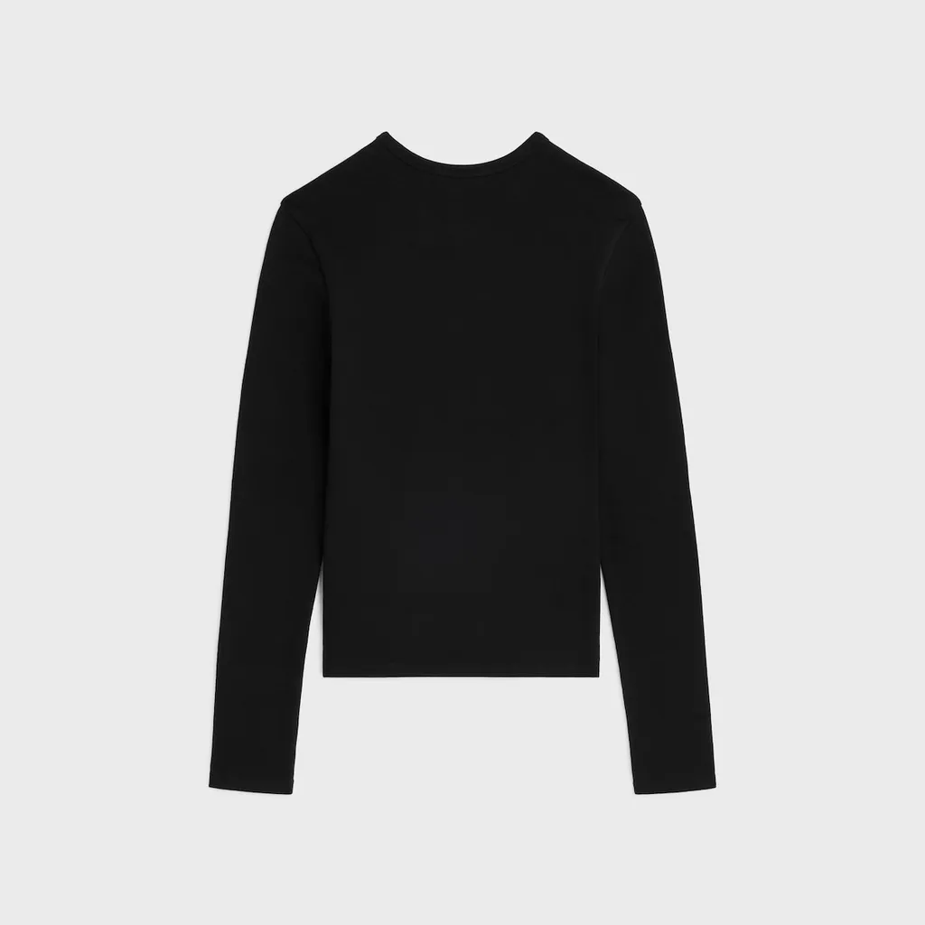 Triomphe T-Shirt In Ribbed Cotton Jersey
