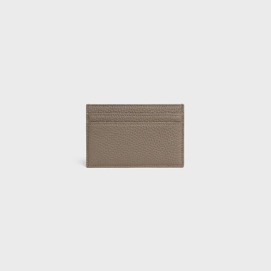 Card Holder In Grained Calfskin