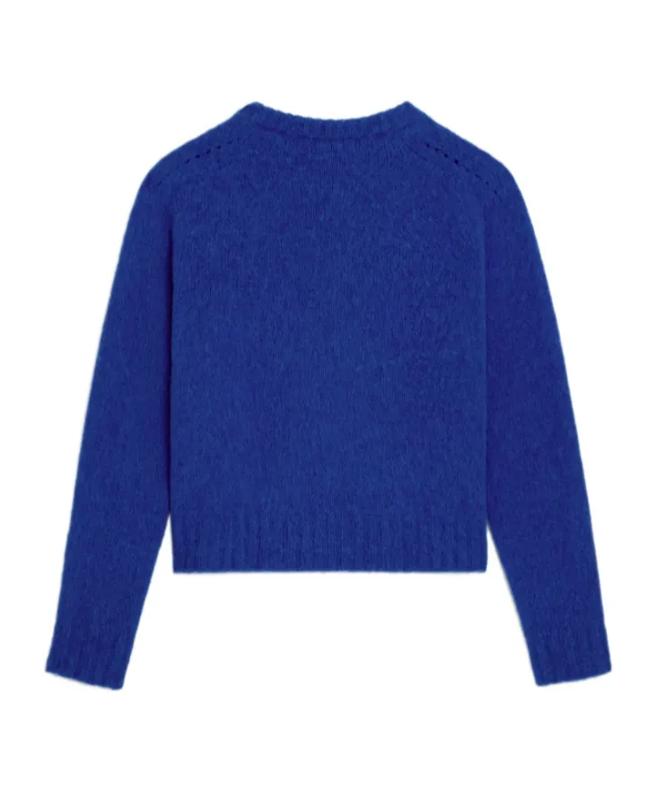 Crewneck Sweater In Shetland Wool