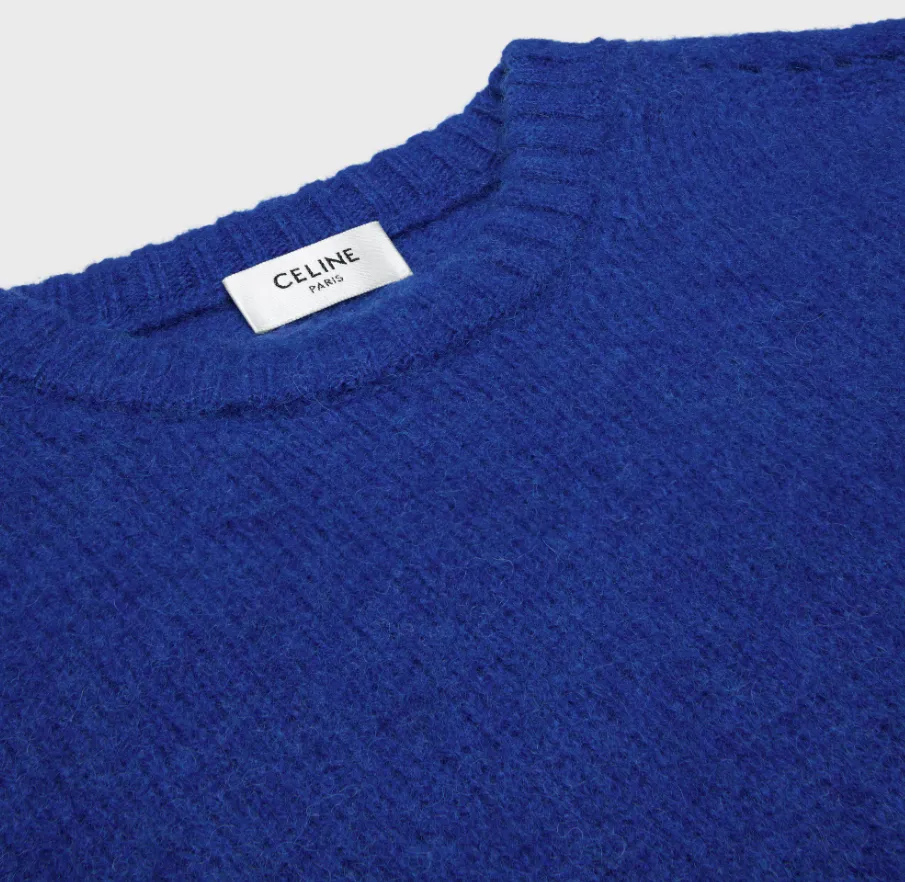 Crewneck Sweater In Shetland Wool