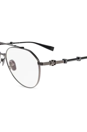 Balmain Eyewear Brigade Vii Pilot Frame Glasses