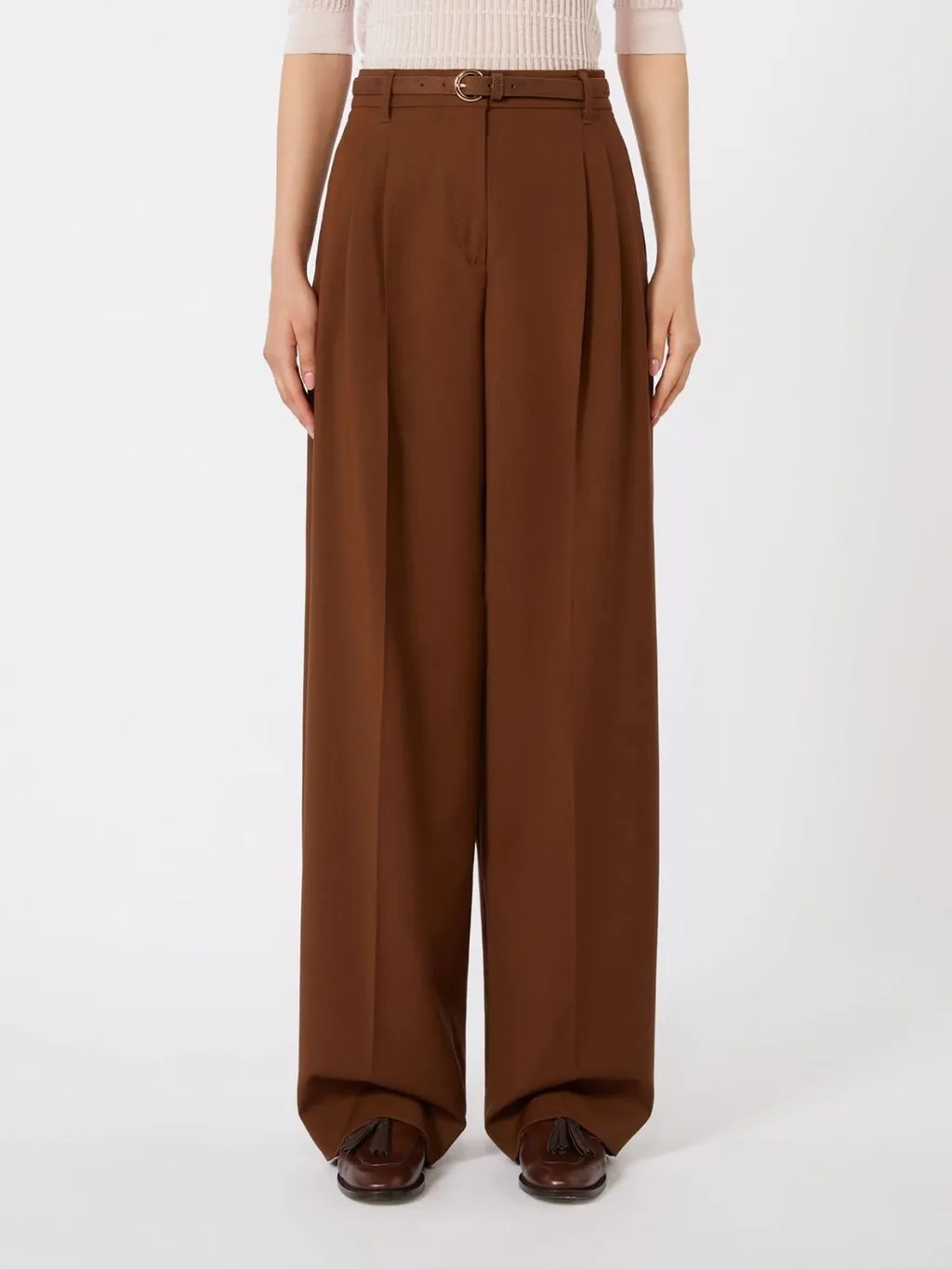 Flowing Wool Trousers